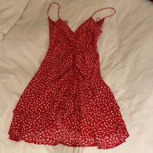 Flower dress (open back)